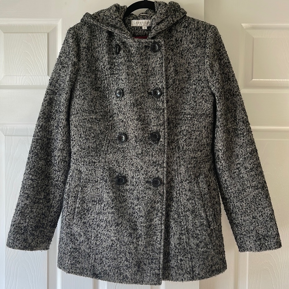 Wool blend winter jacket womens M
